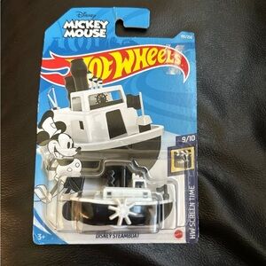 Mickey Mouse Disney Steamboat HW Screen Time 9/10 Hot Wheels